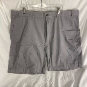 Roundtree & Yorke Charcoal Flat Front Shorts
